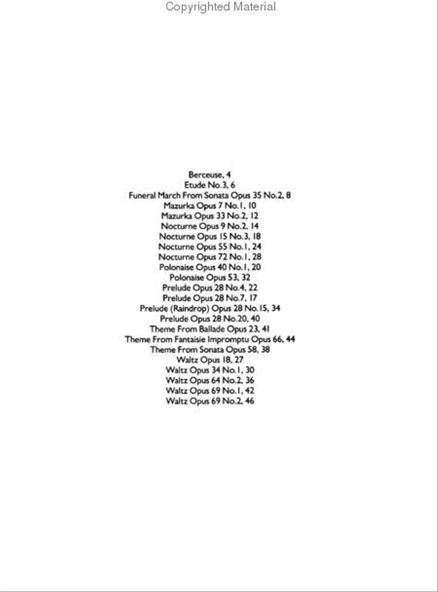 It's Easy To Play Chopin - Easy Piano Easy Piano scores gallery preview page 2