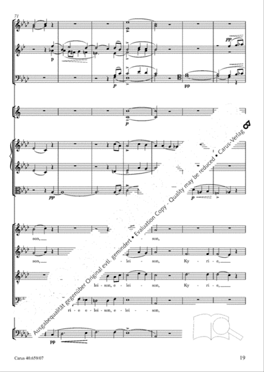 Mass in A flat major (Messe in As) image number null