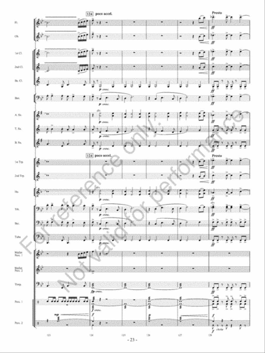 Sedona Concert Band scores gallery preview page 24