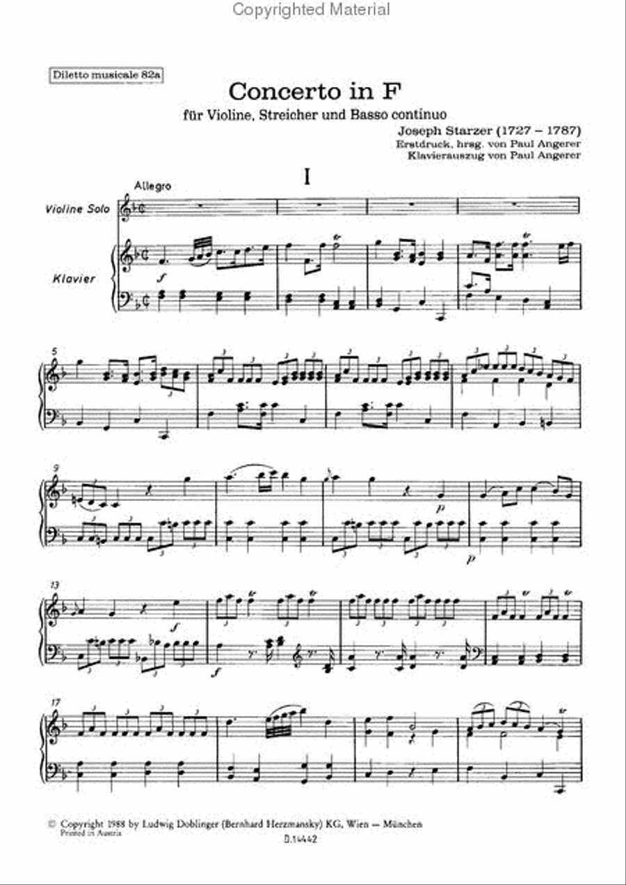 Concerto F-Dur Concerto F-Dur School and Community scores gallery preview page 3