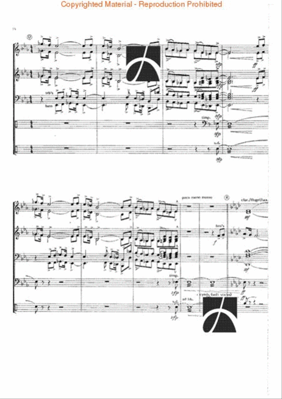 Oregon Concert Band scores gallery preview page 15