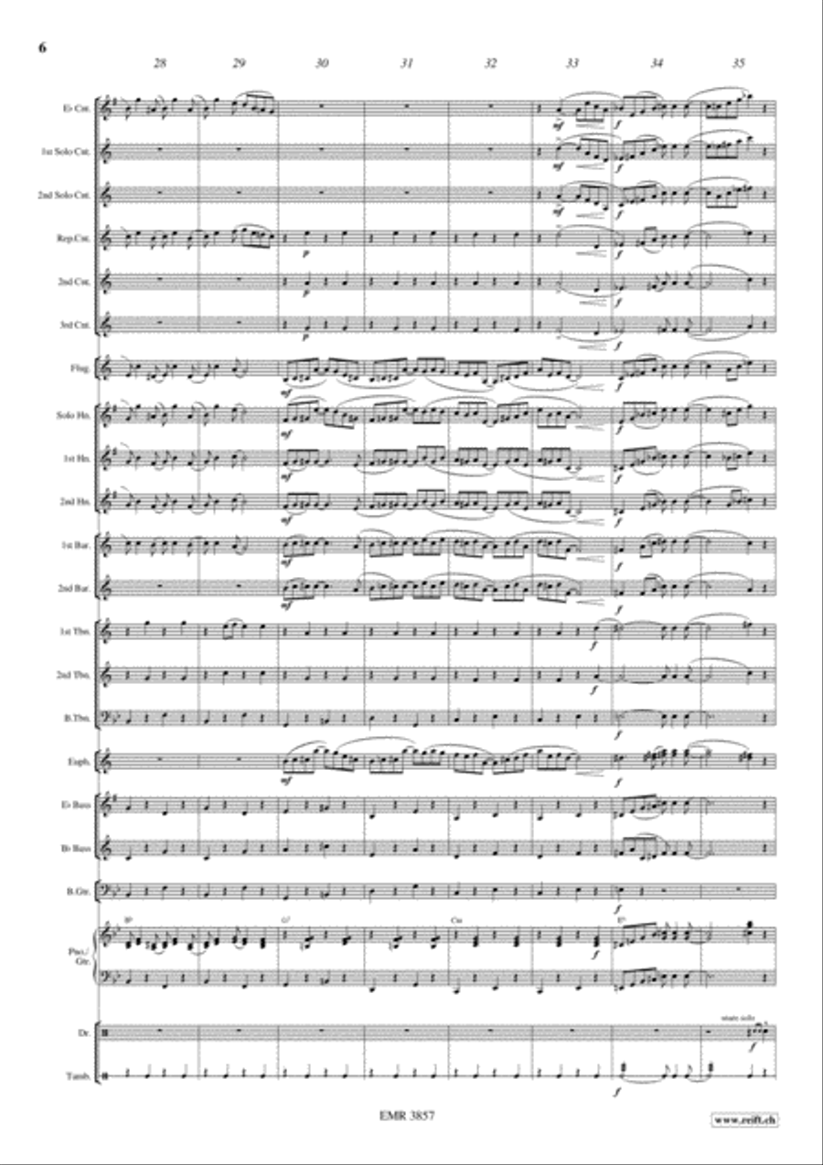 Easy Winners Brass Band scores gallery preview page 7