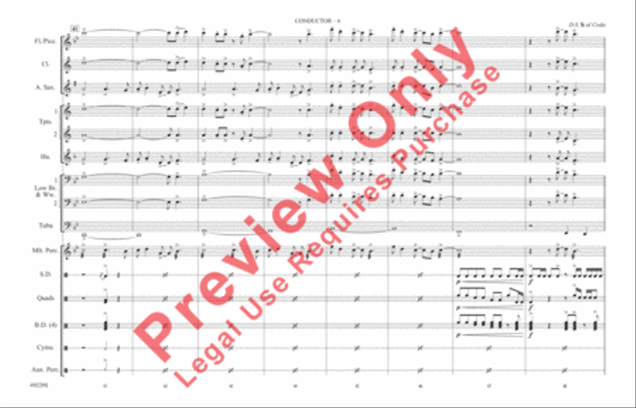 Blinding Lights Marching Band scores gallery preview page 7