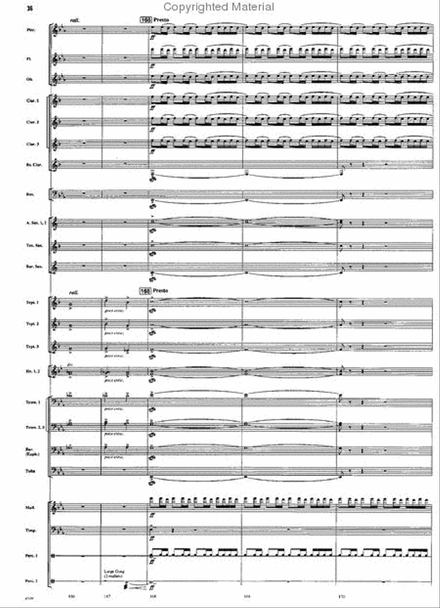 A Vision of Majesty Concert Band scores gallery preview page 35