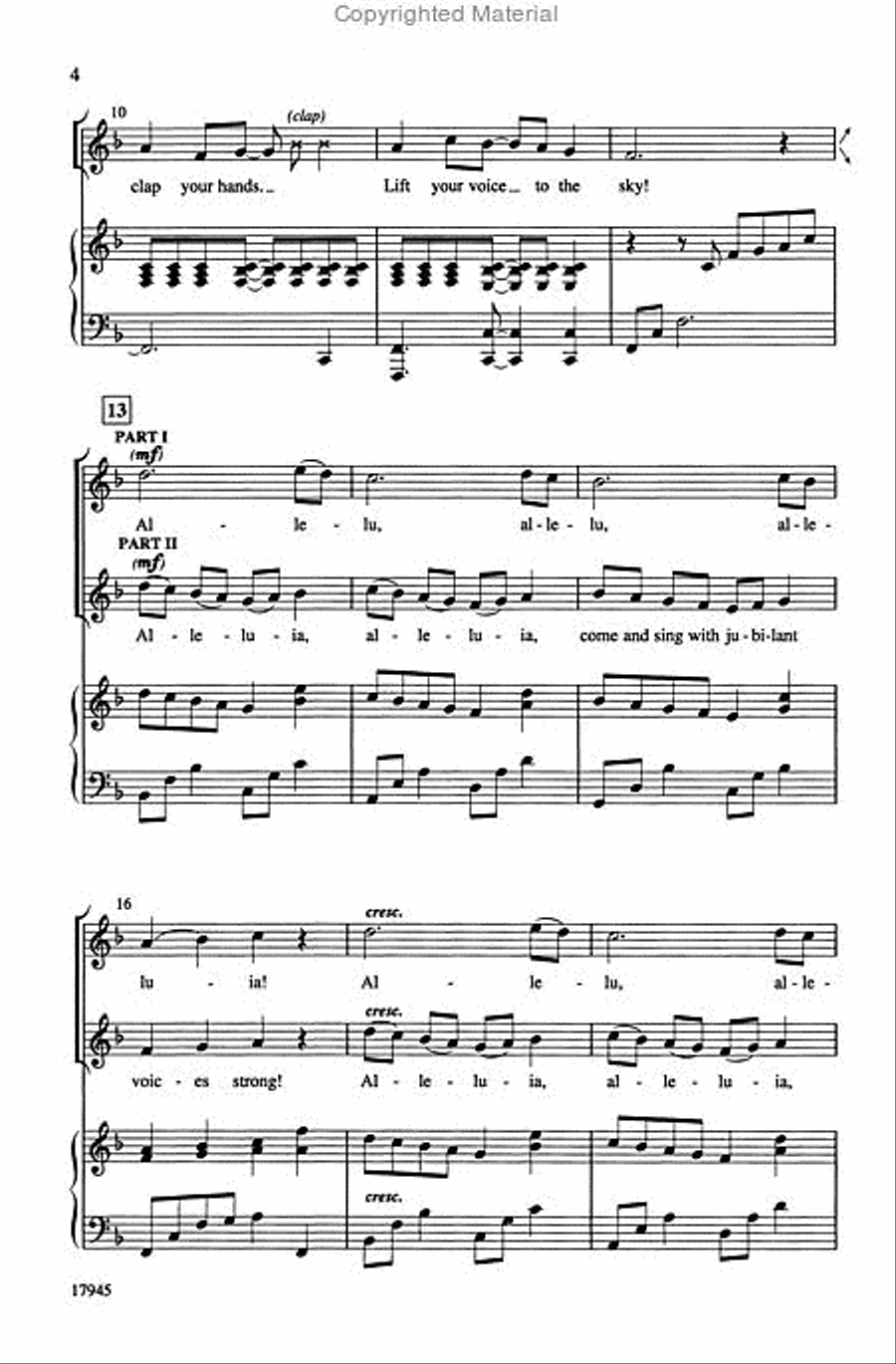 A Joyful Noise Unison Choir scores gallery preview page 3