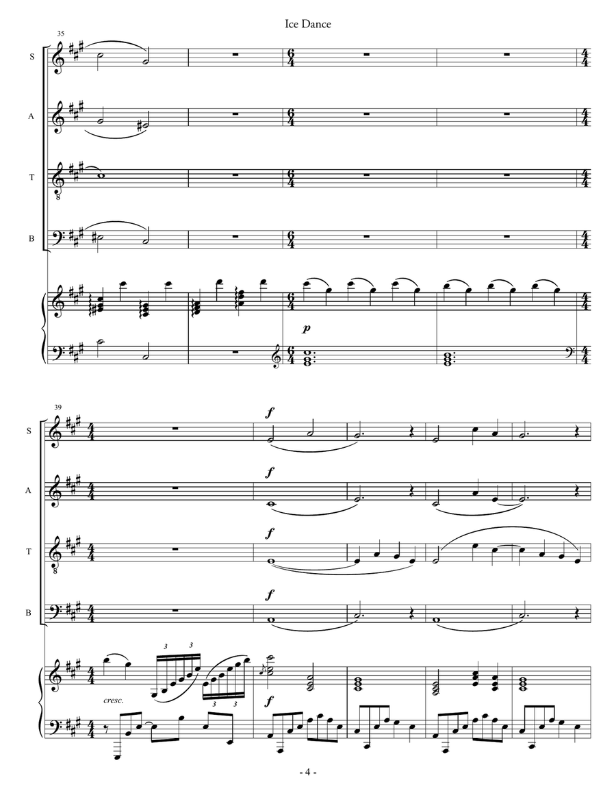 Ice Dance 4-Part scores gallery preview page 4