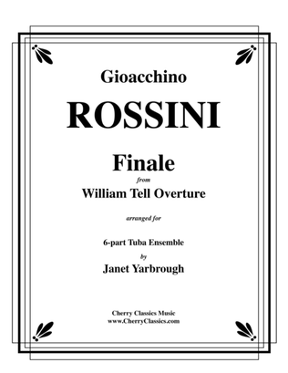 Book cover for Finale from William Overture for 6-part Tuba ensemble