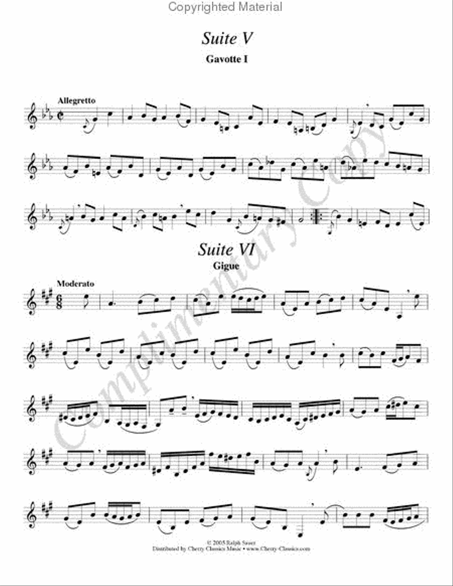 Unaccompanied Suites for Horn A Cappella scores gallery preview page 5