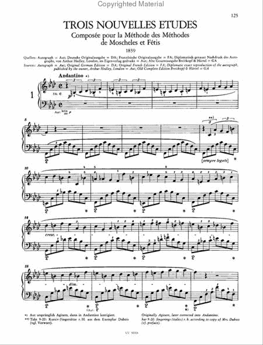 The Complete Etudes, Op. 10 / Op. 25 Chamber Music scores gallery preview page 7