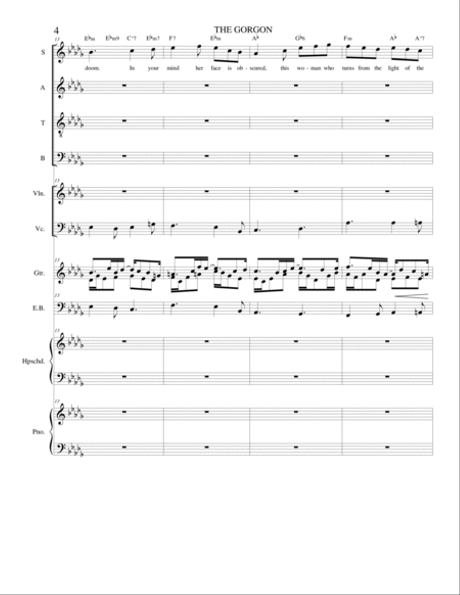 The Gorgon Choir scores gallery preview page 4