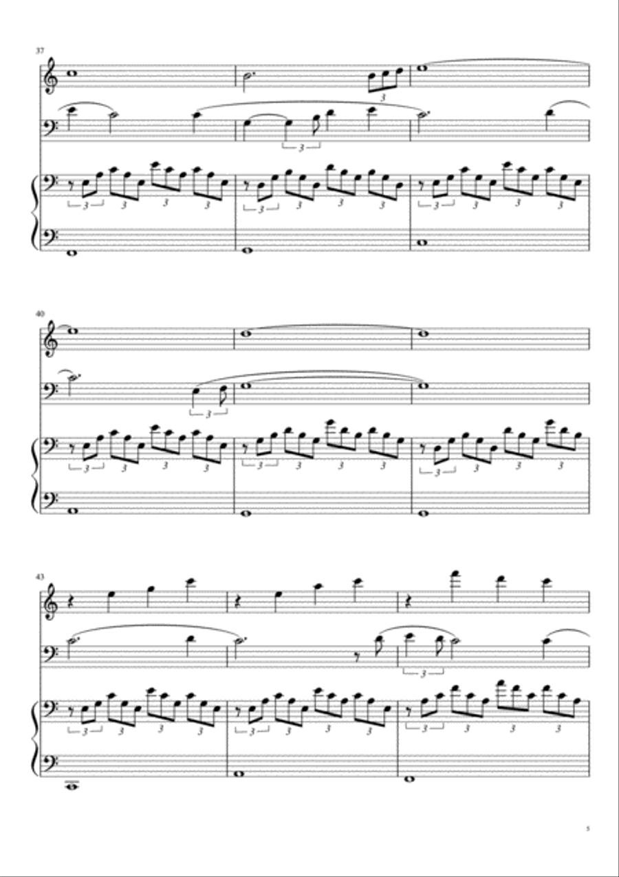 Unchained Melody Small Ensemble scores gallery preview page 5