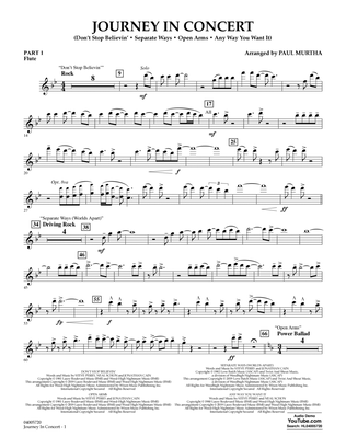 Book cover for Journey in Concert (arr. Paul Murtha) - Pt.1 - Flute