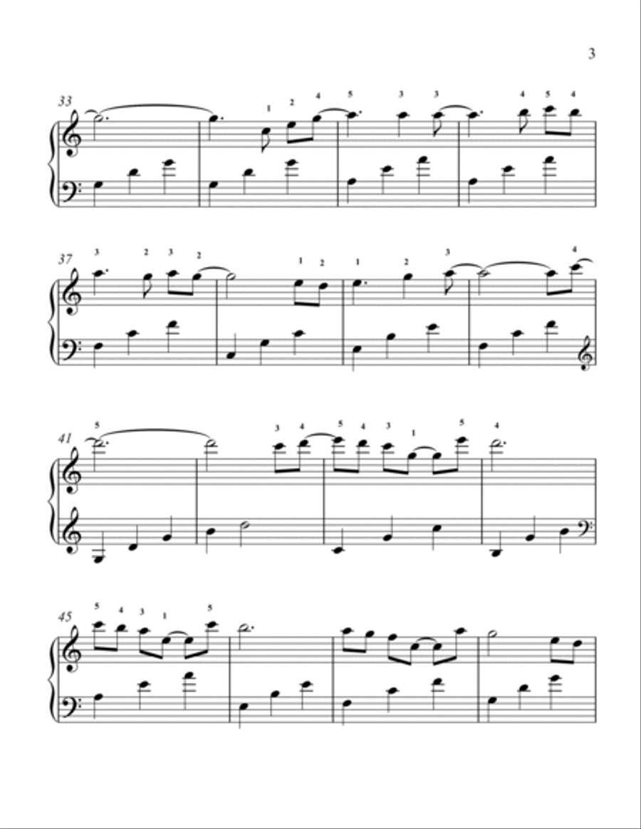 For My Mother Piano Solo scores gallery preview page 3