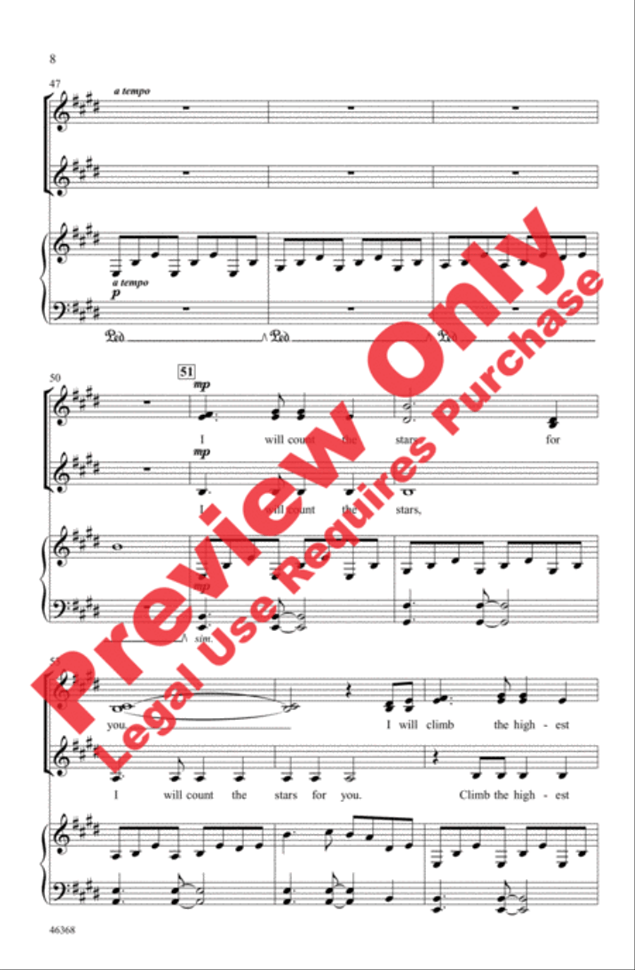 Count the Stars Women's Choir scores gallery preview page 7