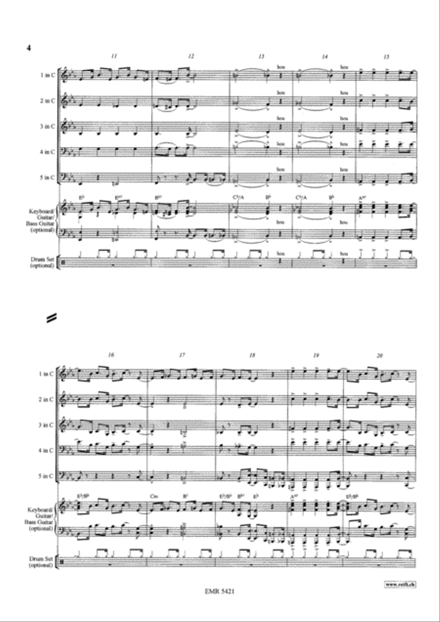 Maple Leaf Rag Maple Leaf Rag Concert Band scores gallery preview page 4