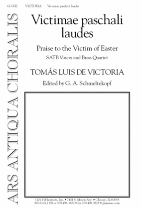 Book cover for Victimae paschali laudes