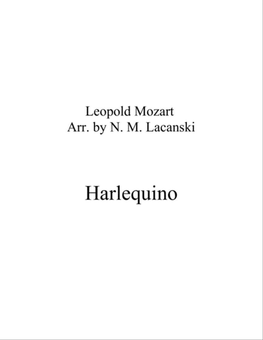 Harlequino String Orchestra scores gallery preview page 1