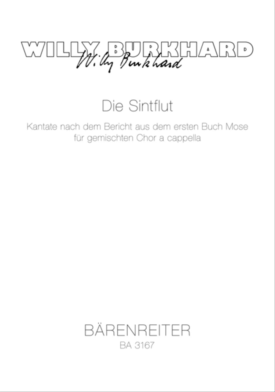 Die Sintflut, Op. 97 A Cappella scores gallery preview page 1