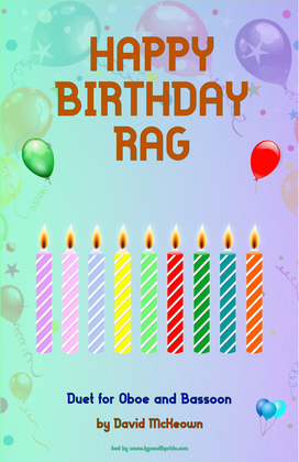 Happy Birthday Rag, for Oboe and Bassoon Duet