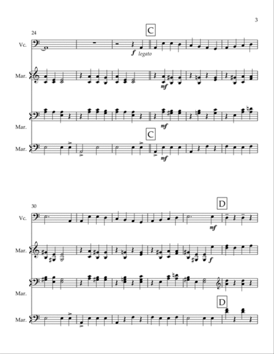 Christmas Collage (v2) Christmas Collage (v2) Chamber Music scores gallery preview page 3