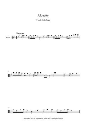 Alouette - French Folk Song (Viola)