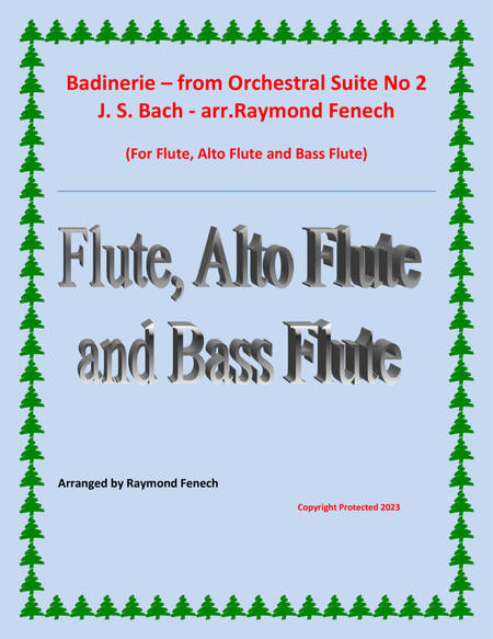 Badinerie - J.S.Bach - Flute, Alto Flute and Bass Flute image number null
