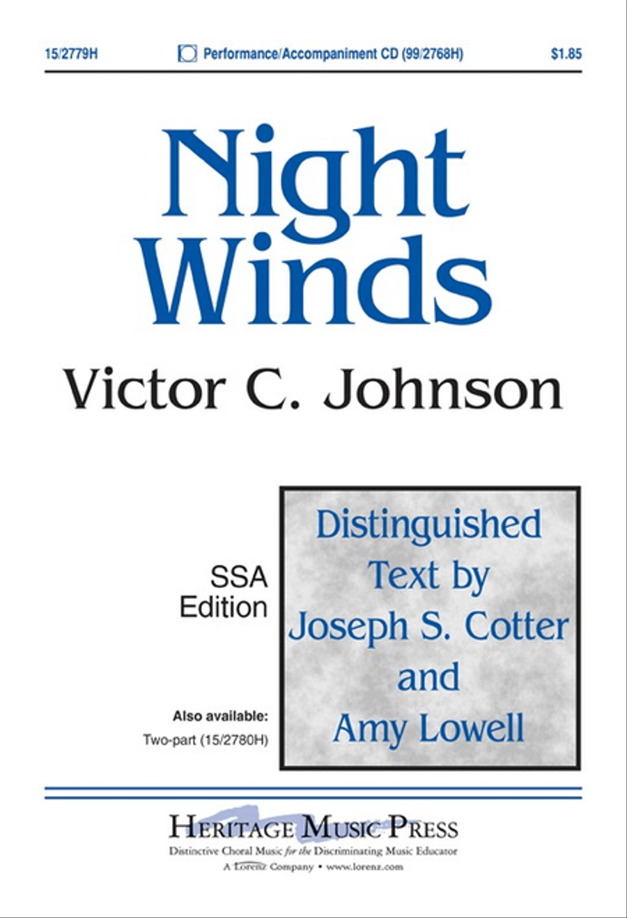 Night Winds SSA scores gallery preview page 1