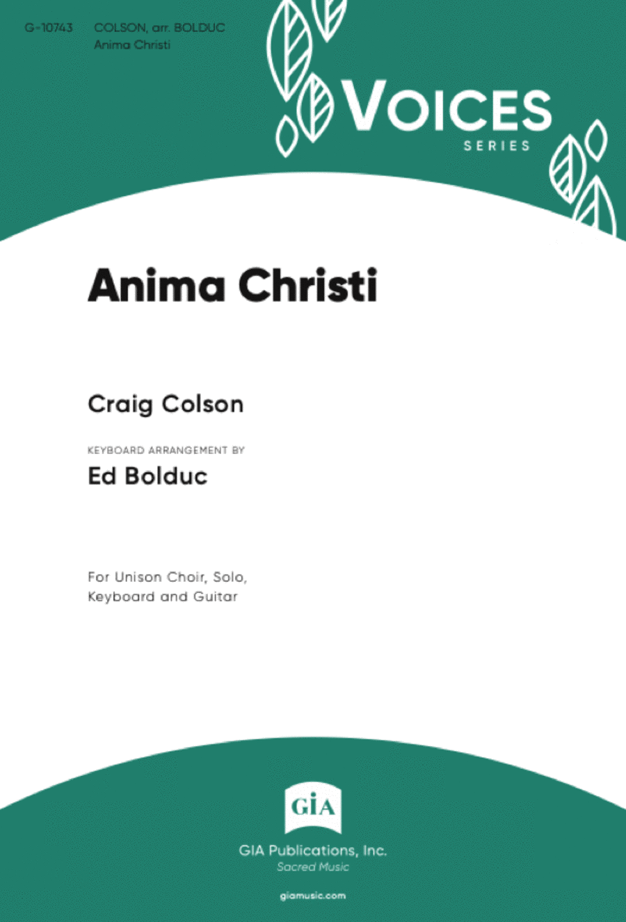 Anima Christi - Guitar edition Guitar scores gallery preview page 1