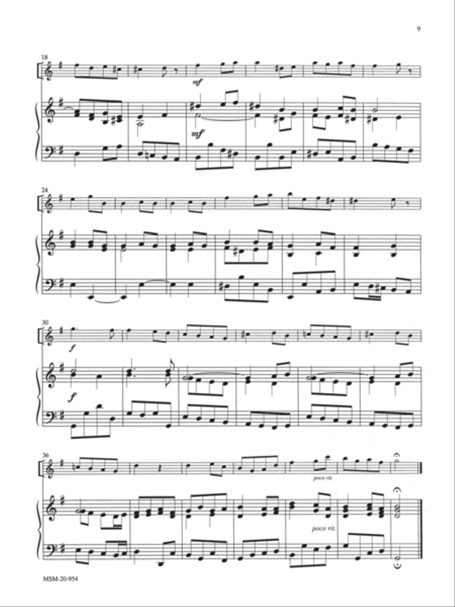 Sinfonia (Alla Rustica) Piano scores gallery preview page 2
