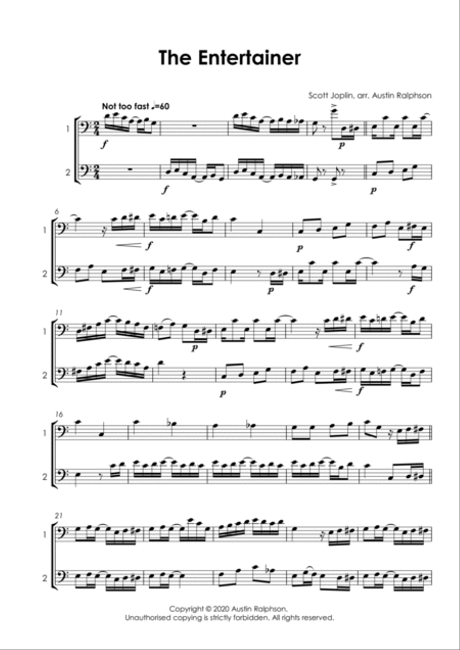 15 More Cello Duets for Fun (popular classics volume 2) - various levels String Duet scores gallery preview page 4