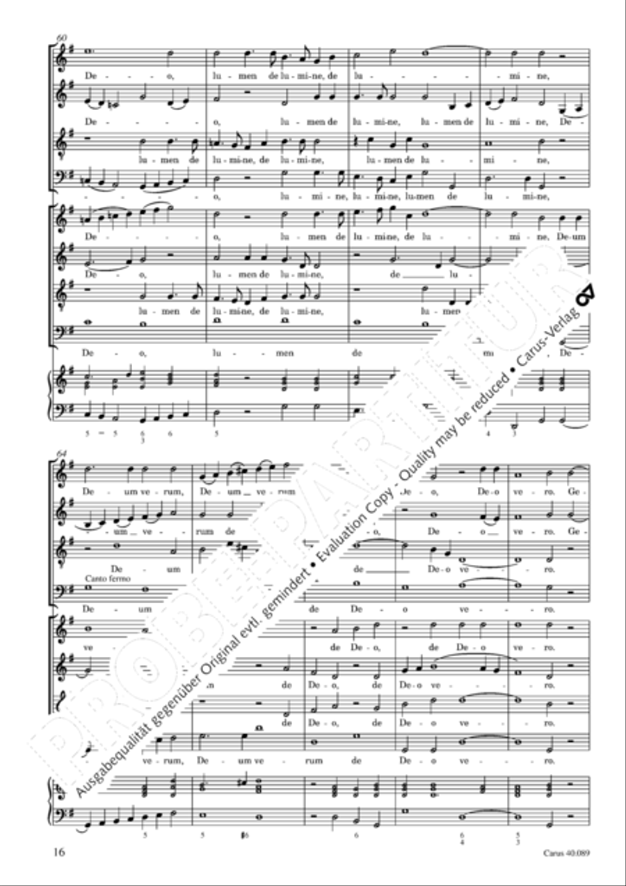 Credo a 8 voci 4-Part scores gallery preview page 17