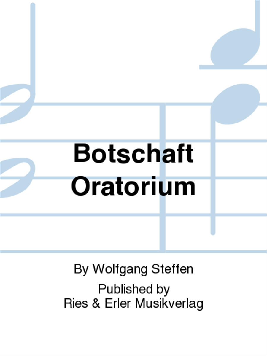 Botschaft Oratorium Children's Choir scores gallery preview page 1