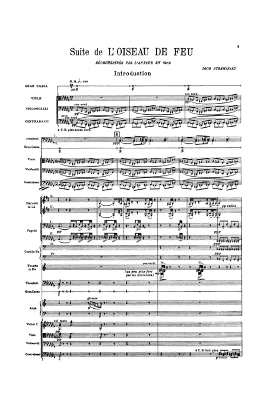 Stravinsky Firebird Suite Full Orchestra scores gallery preview page 4