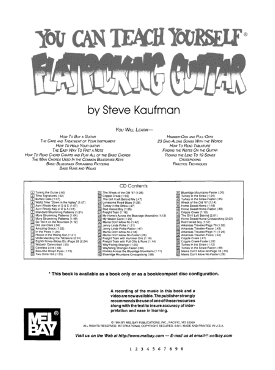 You Can Teach Yourself Flatpicking Guitar Acoustic Guitar scores gallery preview page 2