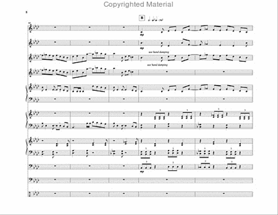 Hold Fast Percussion Ensemble scores gallery preview page 9