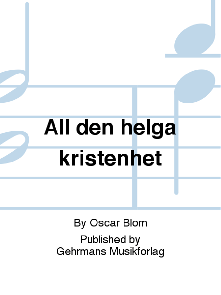 All den helga kristenhet