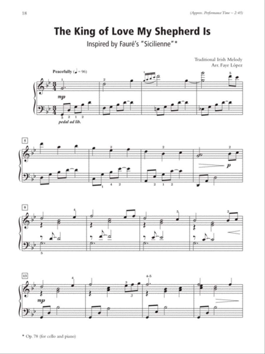 An Impressionist-Style Service Piano Solo scores gallery preview page 4