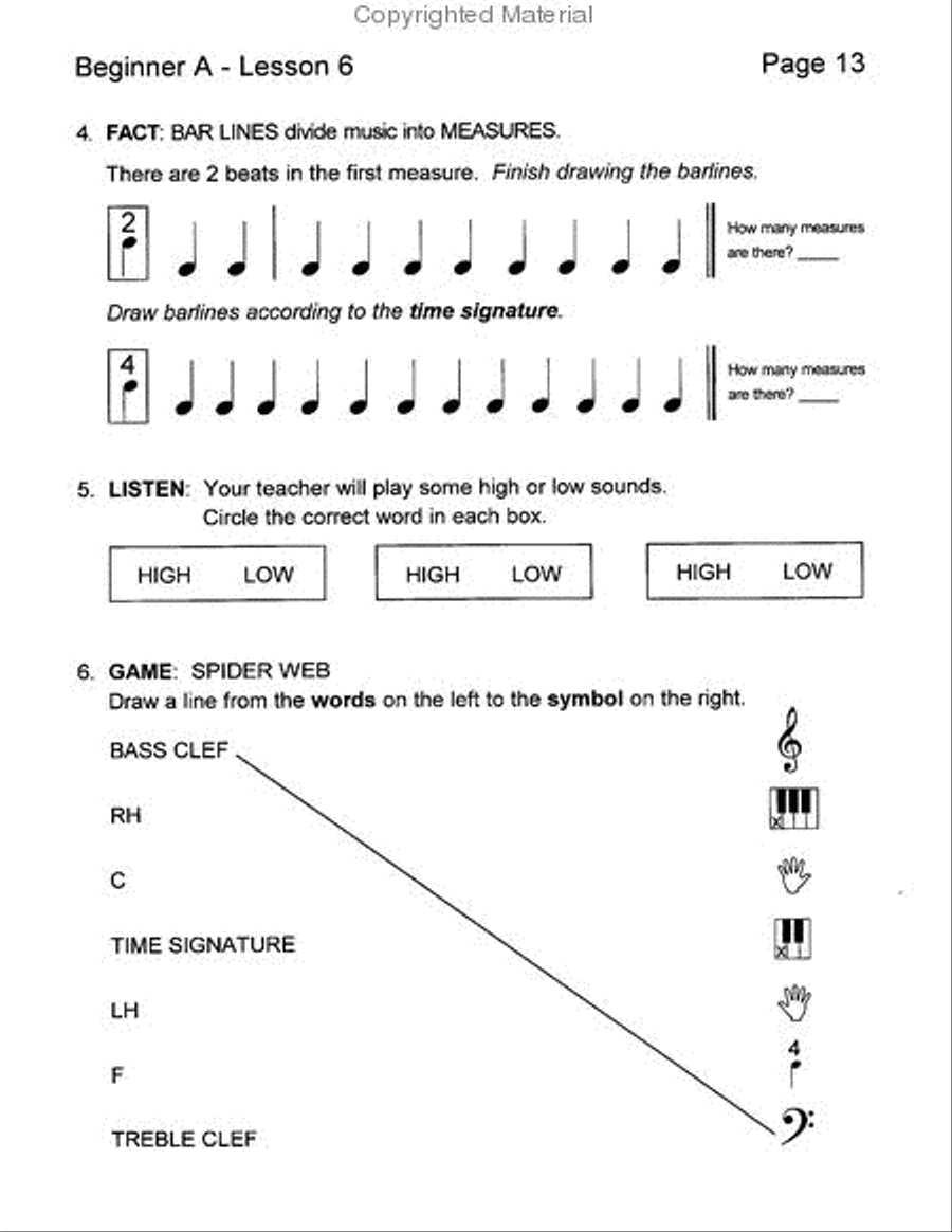 Just the Facts II - Beginner A (Age 5-6) School and Community scores gallery preview page 2
