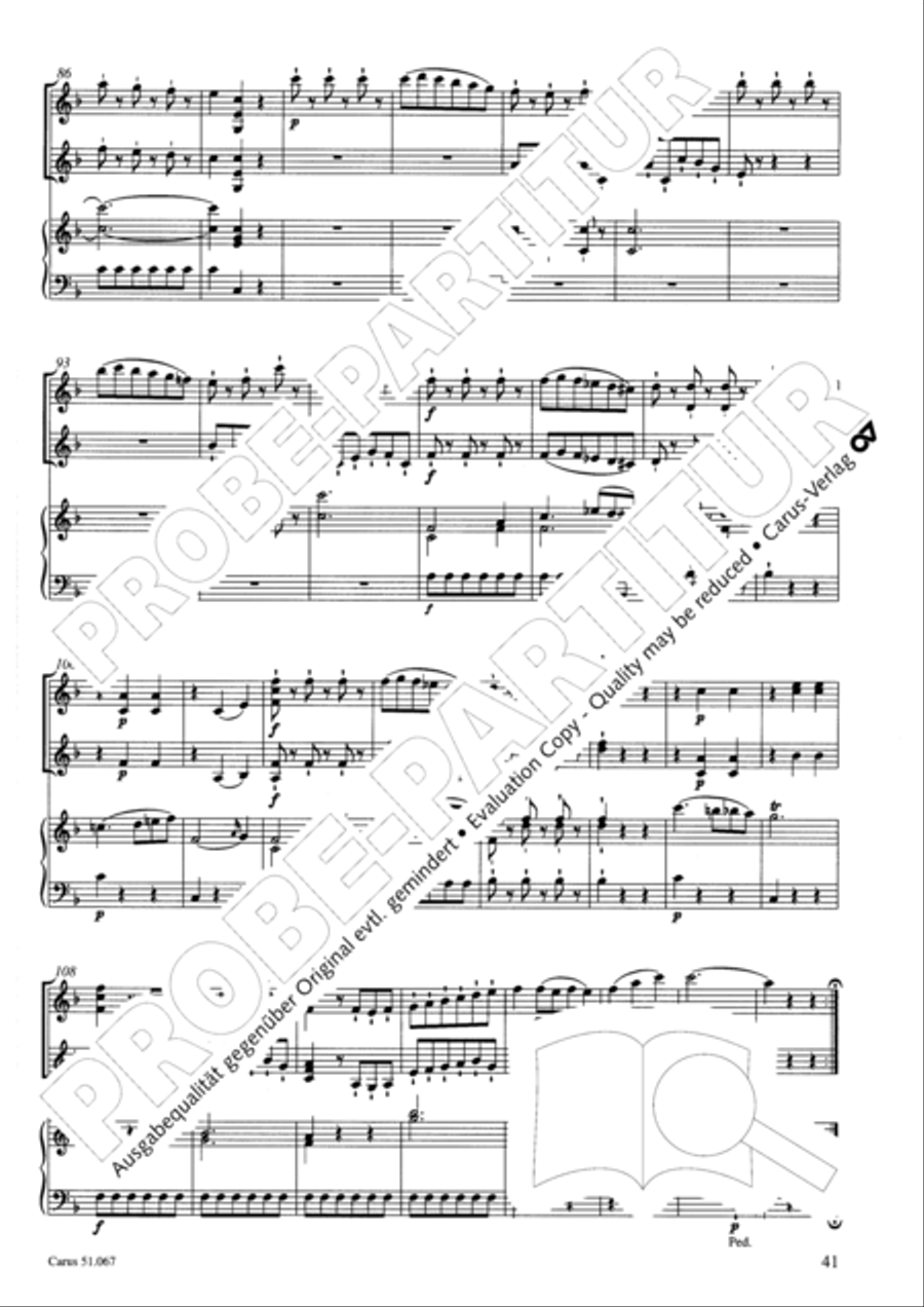Church Sonatas Church Sonatas Collection / Songbook scores gallery preview page 42