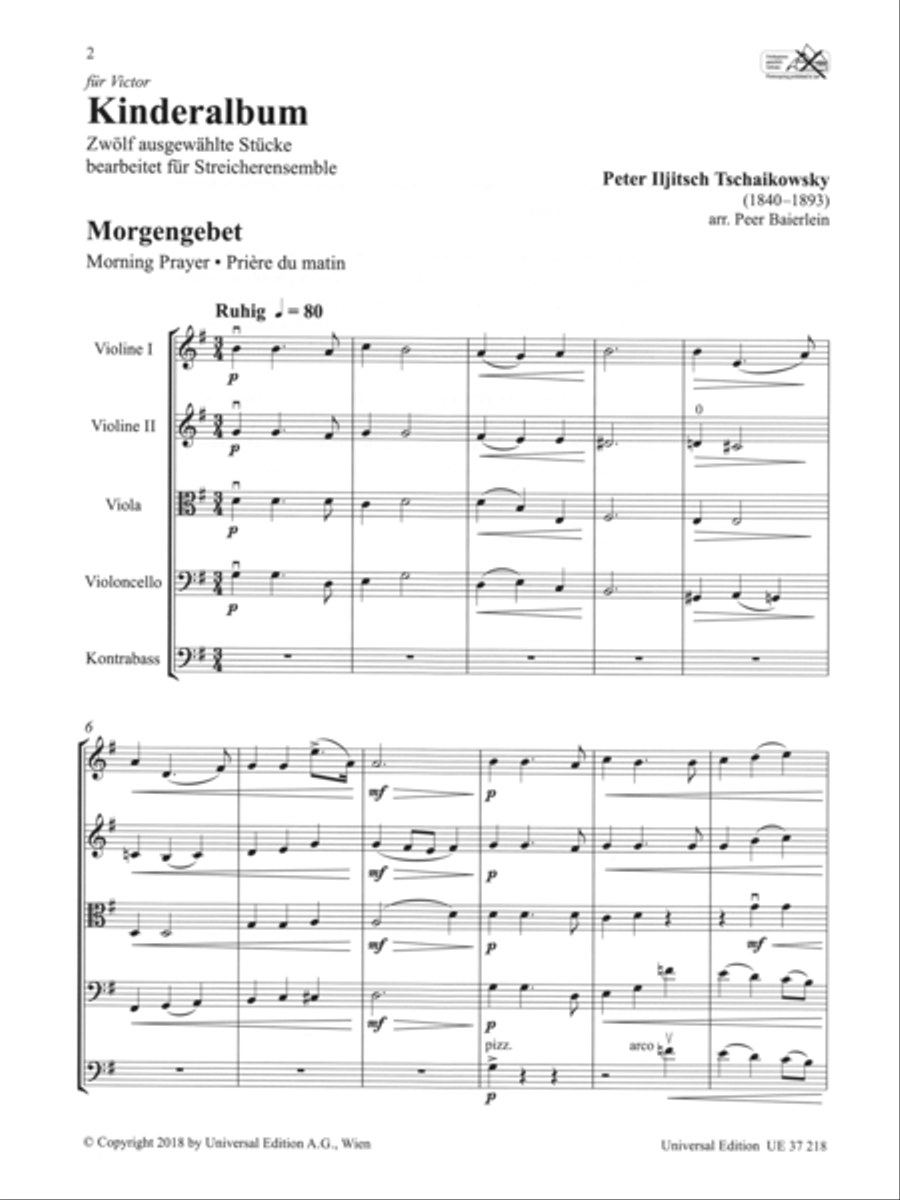 Kinderalbum Kinderalbum Double Bass scores gallery preview page 2