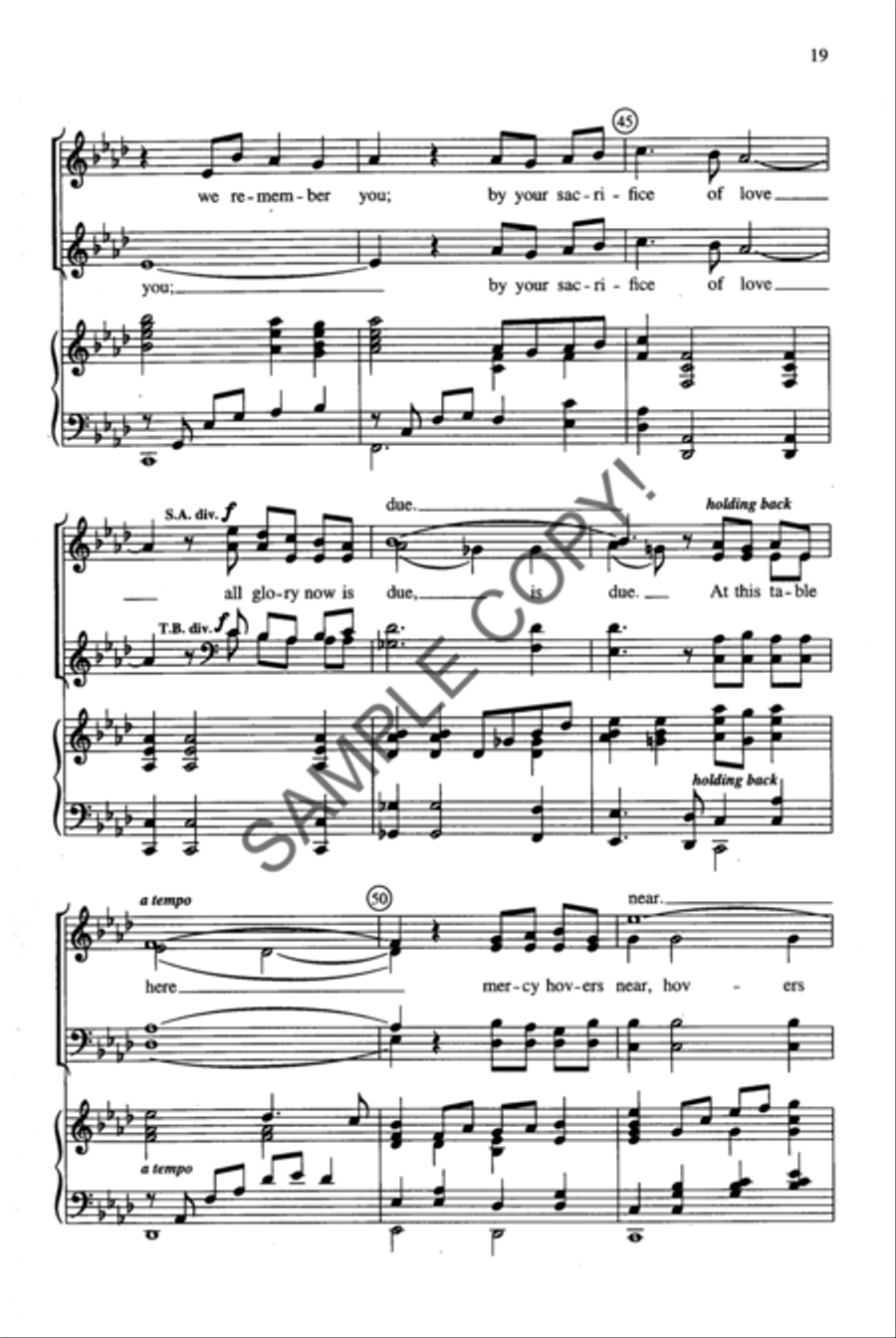 Shadow of the Cross 4-Part scores gallery preview page 13