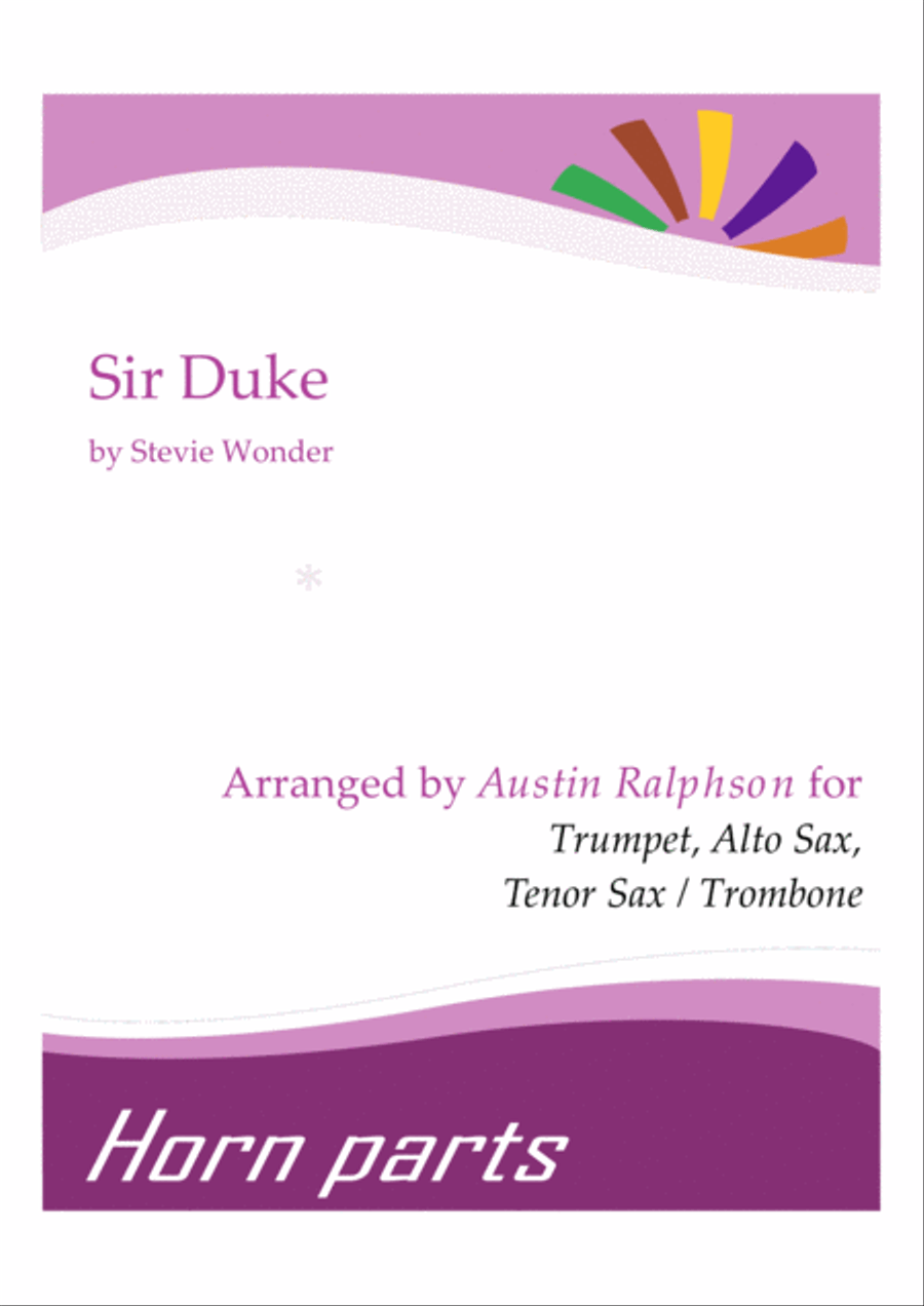 Sir Duke Sir Duke Tenor Saxophone scores gallery preview page 1