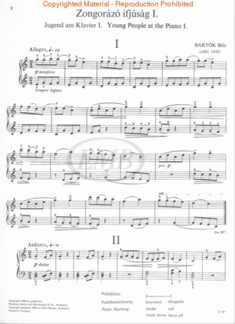 Young People at the Piano – Volume 1 Piano Solo scores gallery preview page 2