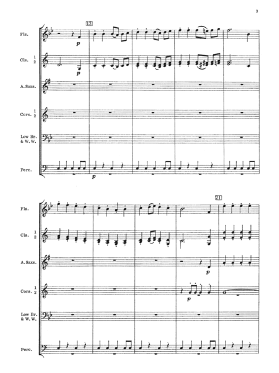 American Patrol: Score Concert Band scores gallery preview page 3