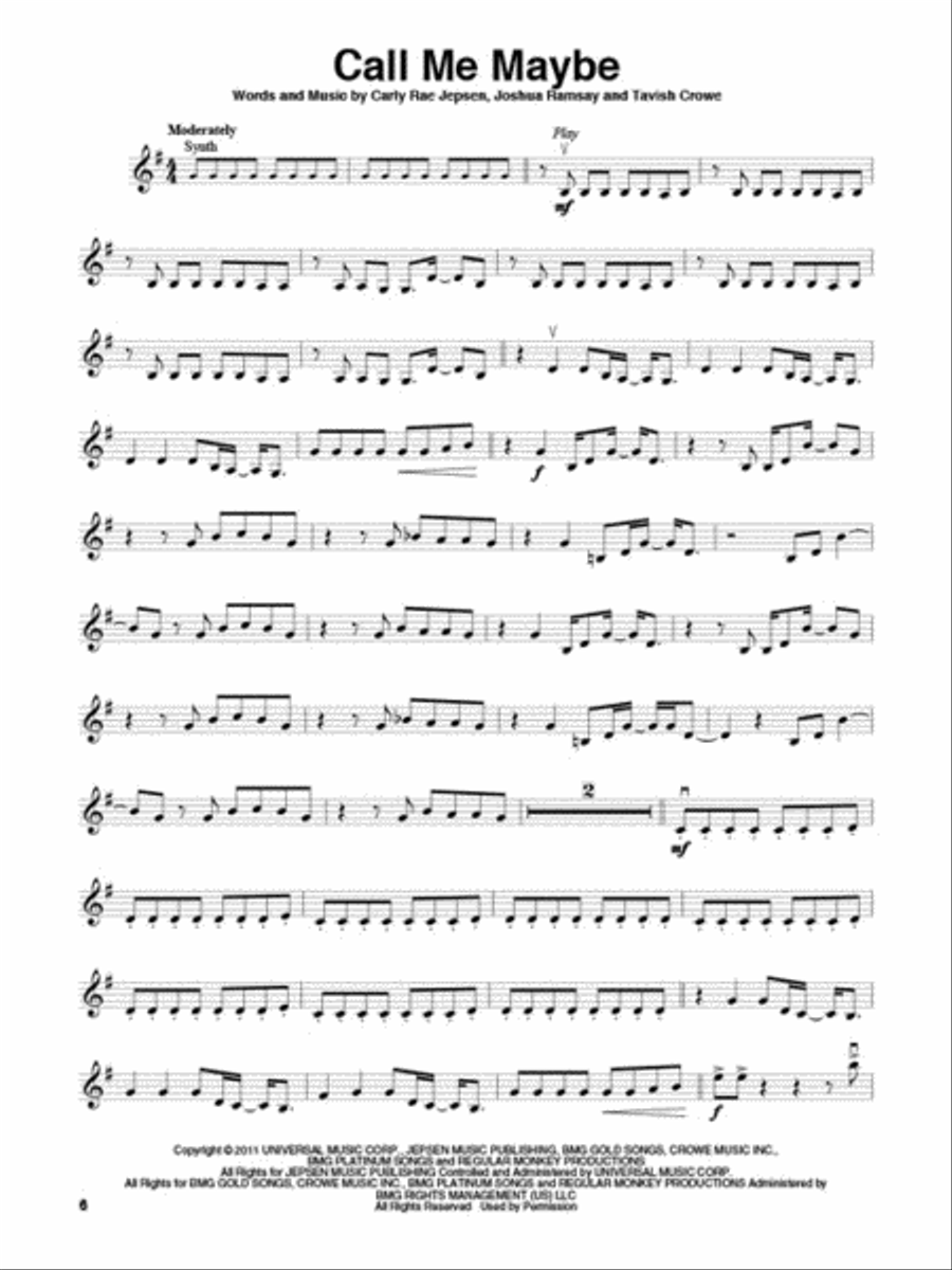 Pop Covers Violin scores gallery preview page 4