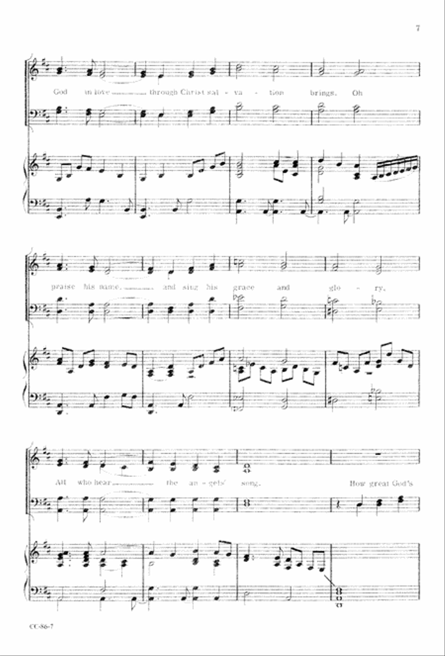 Angels' Song Angels' Song 4-Part scores gallery preview page 9