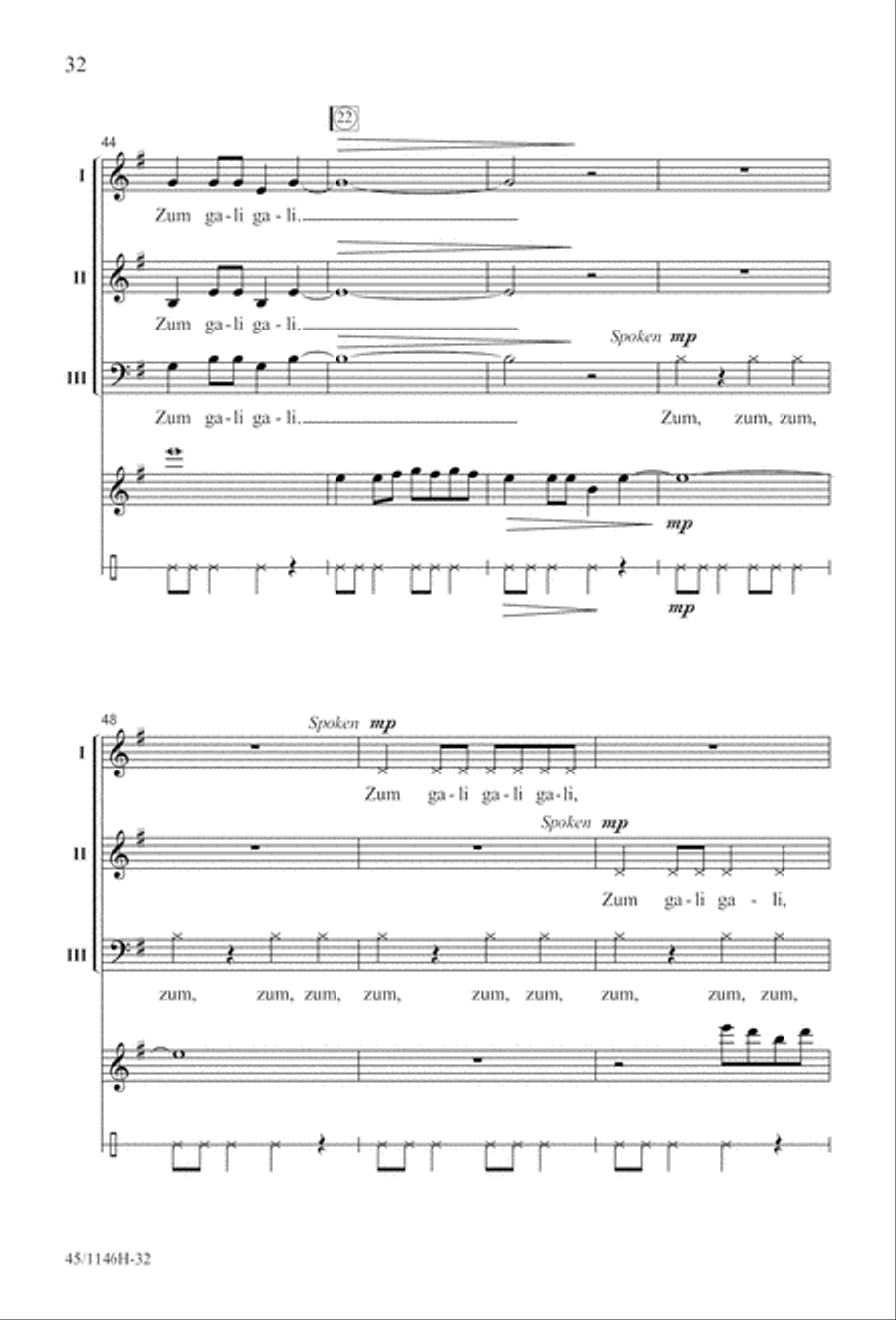 We Sing the World Around We Sing the World Around Choir scores gallery preview page 32