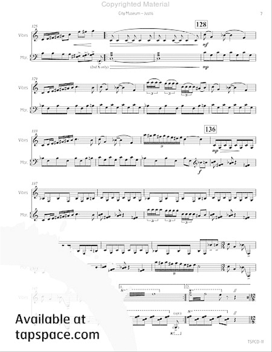 City Museum Drums scores gallery preview page 12