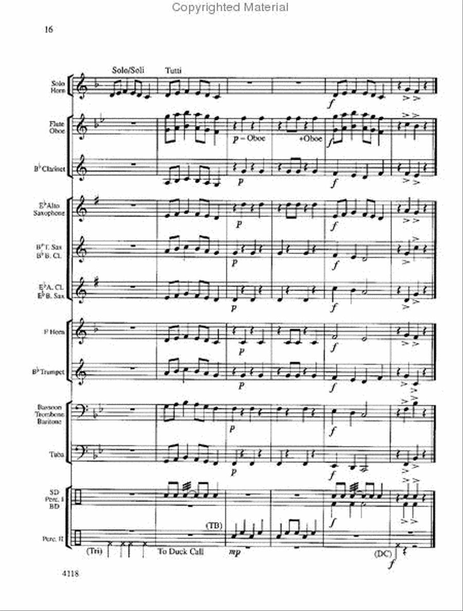 St. Croix Rag Concert Band scores gallery preview page 15