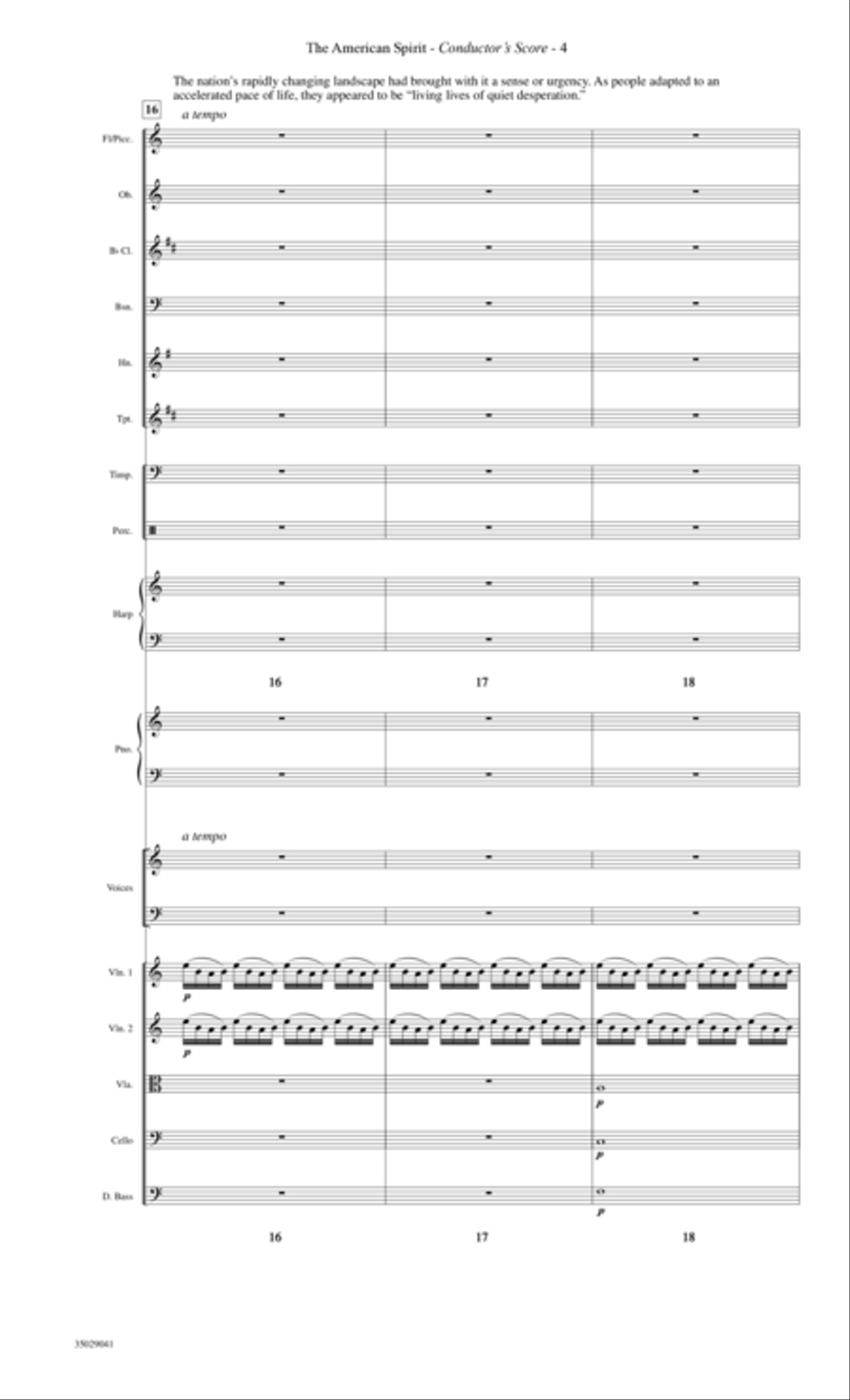 The American Spirit - Score Choir scores gallery preview page 4